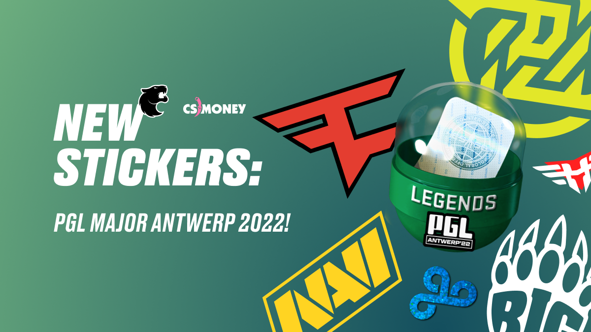 New stickers: PGL Major Antwerp 2022!